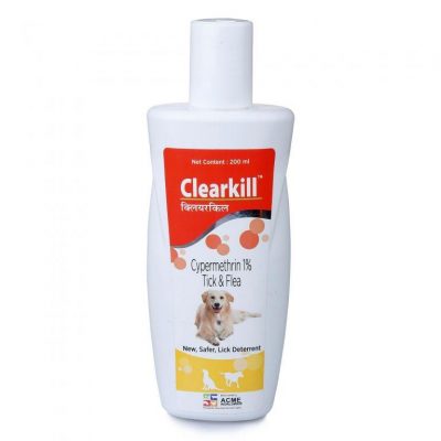 Clearkill dog shampoo 200gm