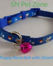 Pet Puppy Neck Belt with Ghanti